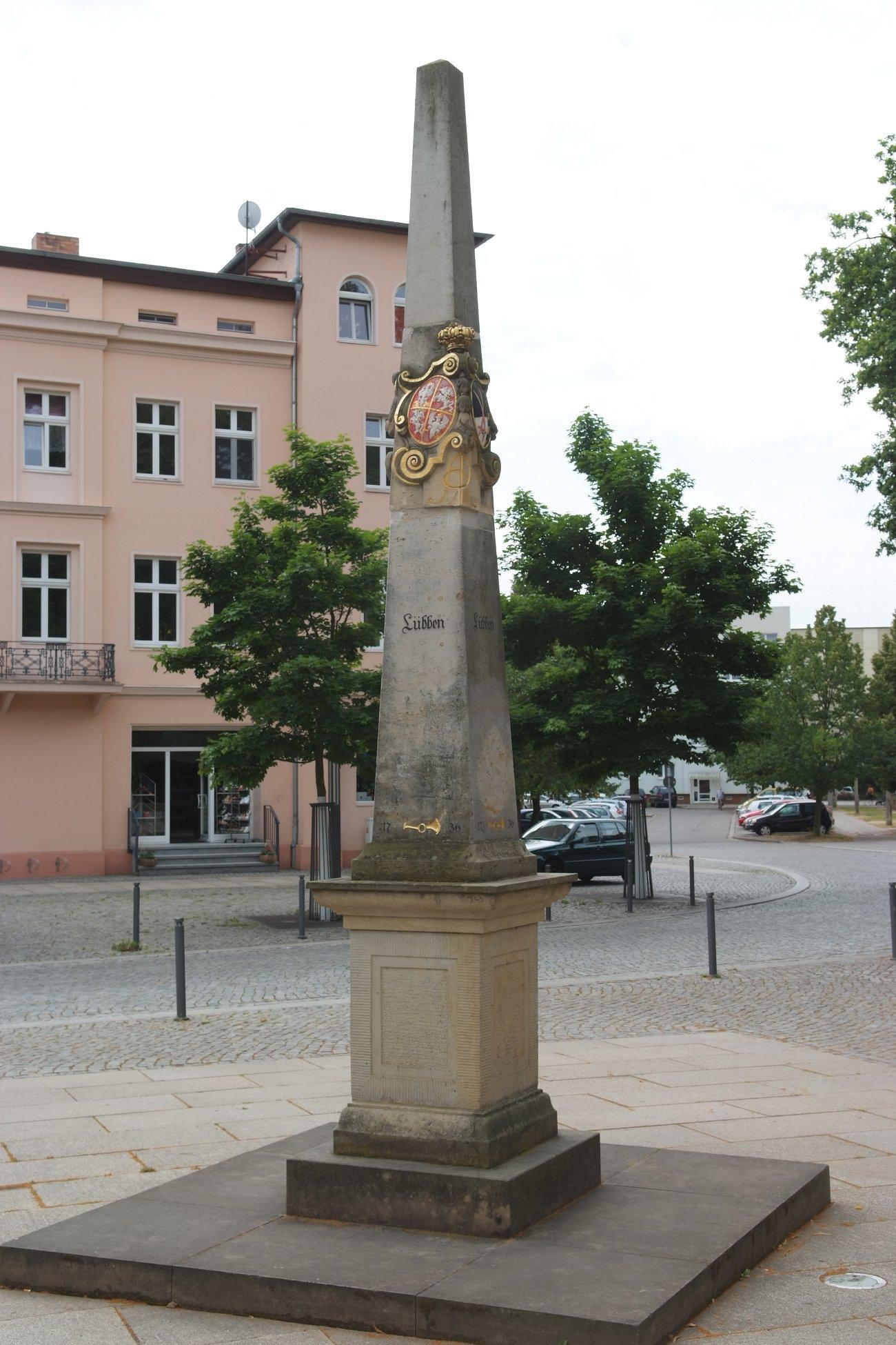Kursächsische Postmeilensäule Lübben